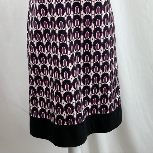 Ann Taylor Bold Retro Print Shift OfficeCore Career Dress NWOT Size 6P - Picture 4 of 12